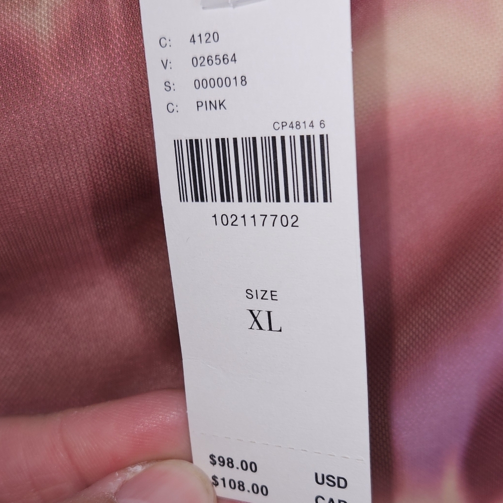 By Anthropologie Ruched Side-Slit Maxi Skirt, Size XL, Pink, NWT - Picture 7 of 11
